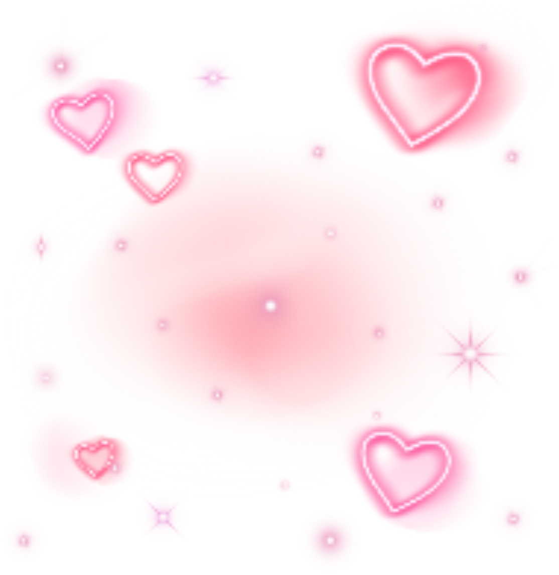 Sparkling Hearts Background